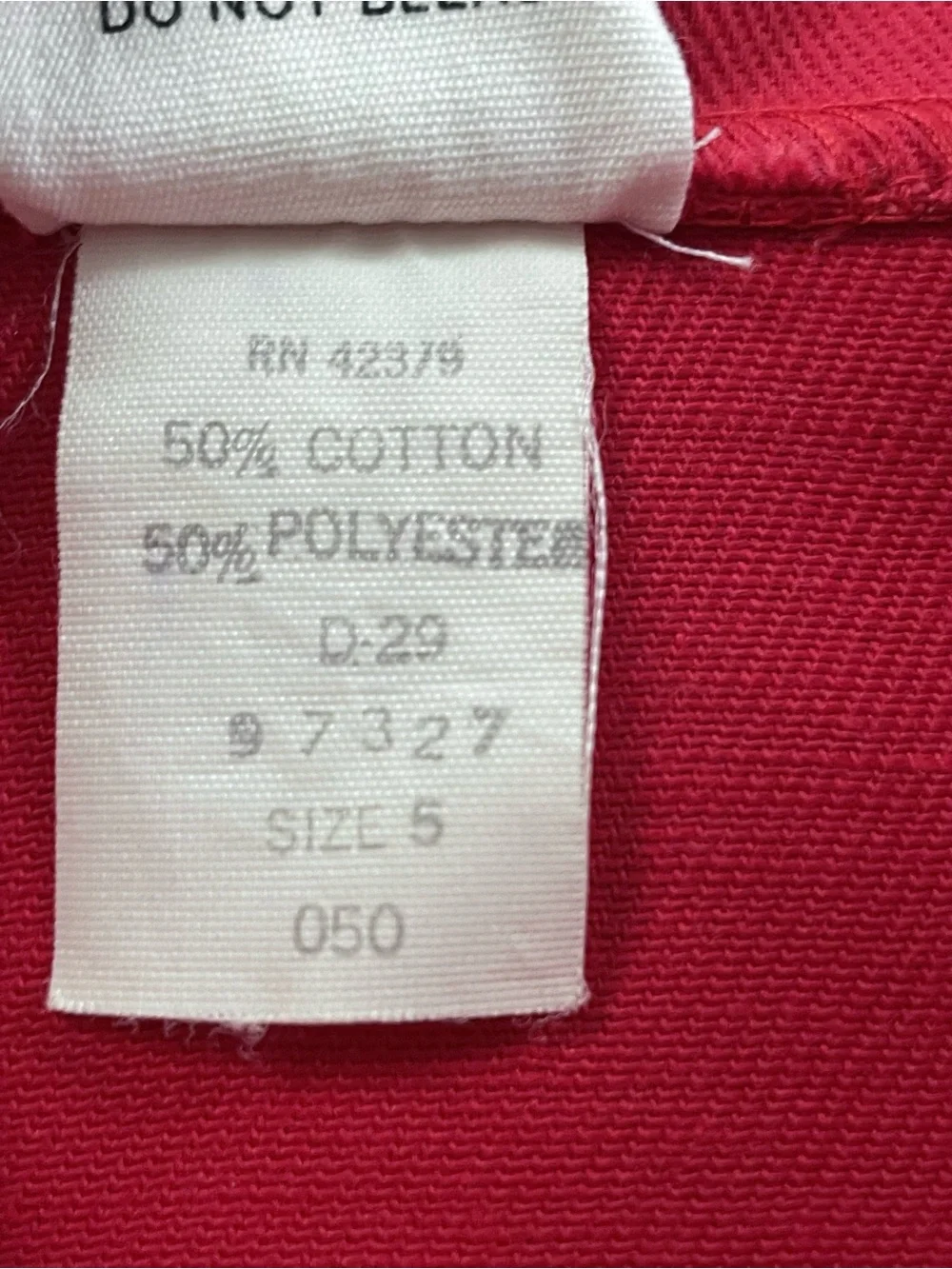 Vintage 1970s Sears Disney Winnie-the-Pooh Red Canvas Jacket, Size 5